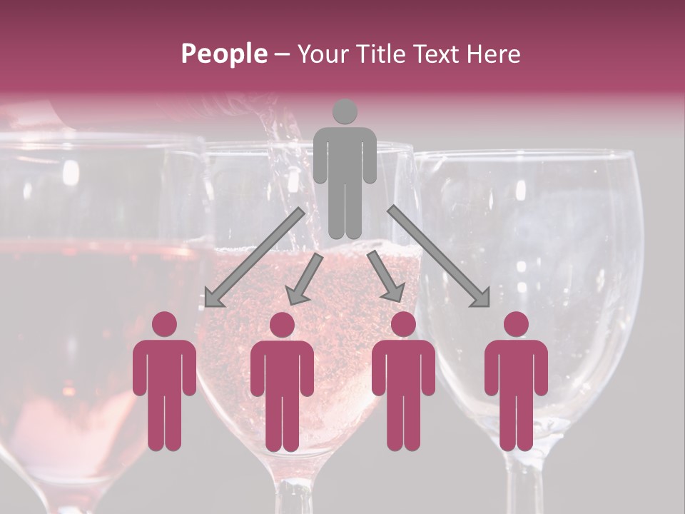 Drink Glass Reflection PowerPoint Template