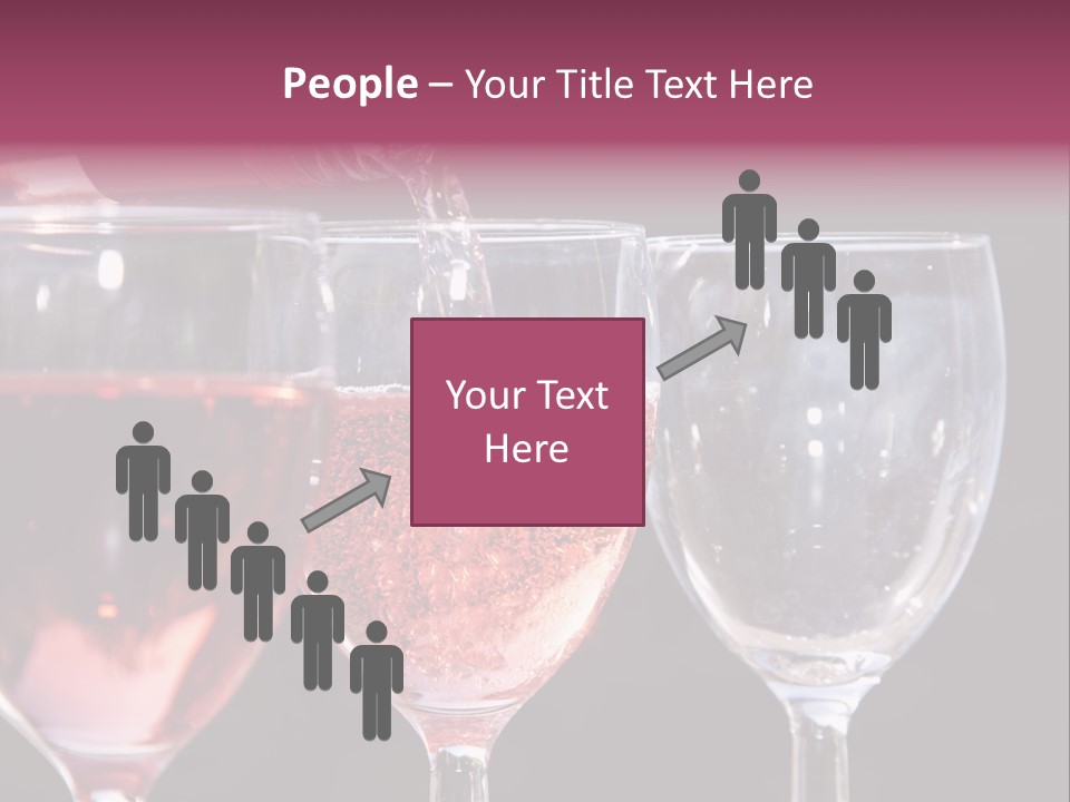 Drink Glass Reflection PowerPoint Template