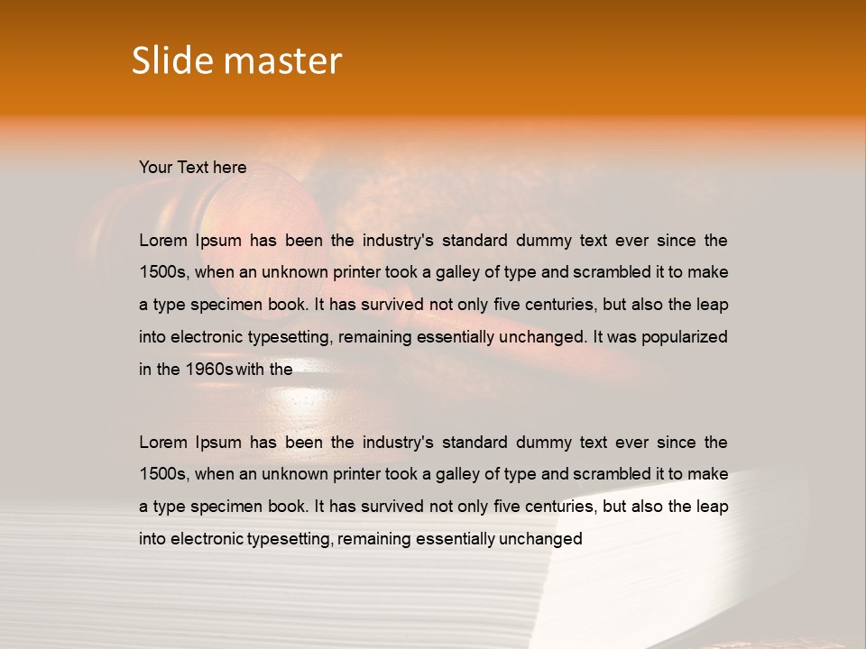 Book Crime Lawsuit PowerPoint Template