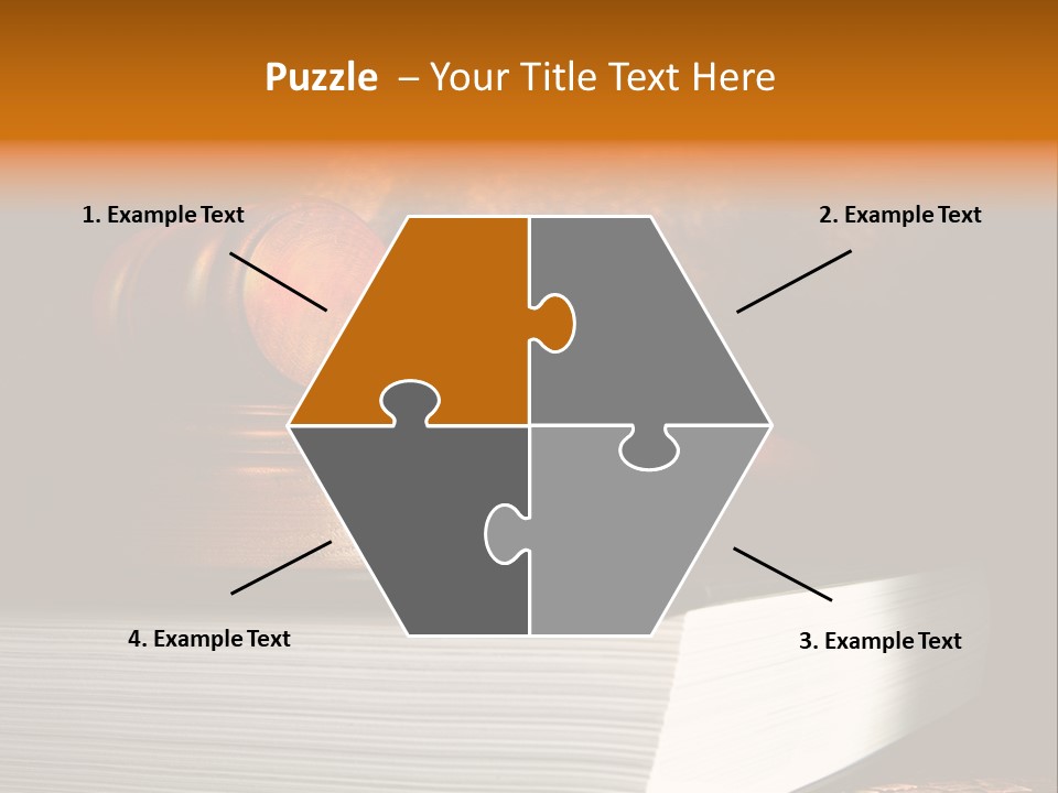 Book Crime Lawsuit PowerPoint Template