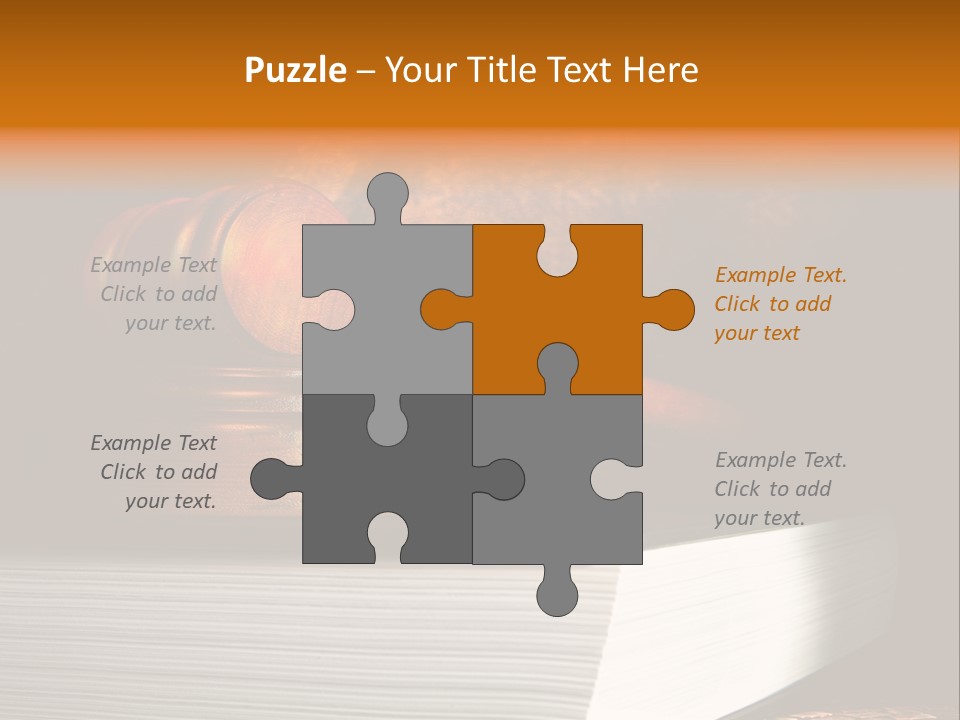 Book Crime Lawsuit PowerPoint Template