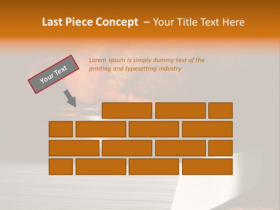 Book Crime Lawsuit PowerPoint Template