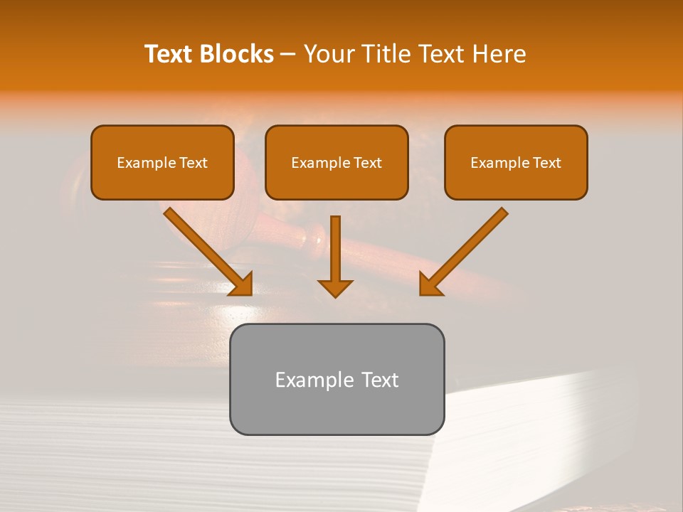 Book Crime Lawsuit PowerPoint Template