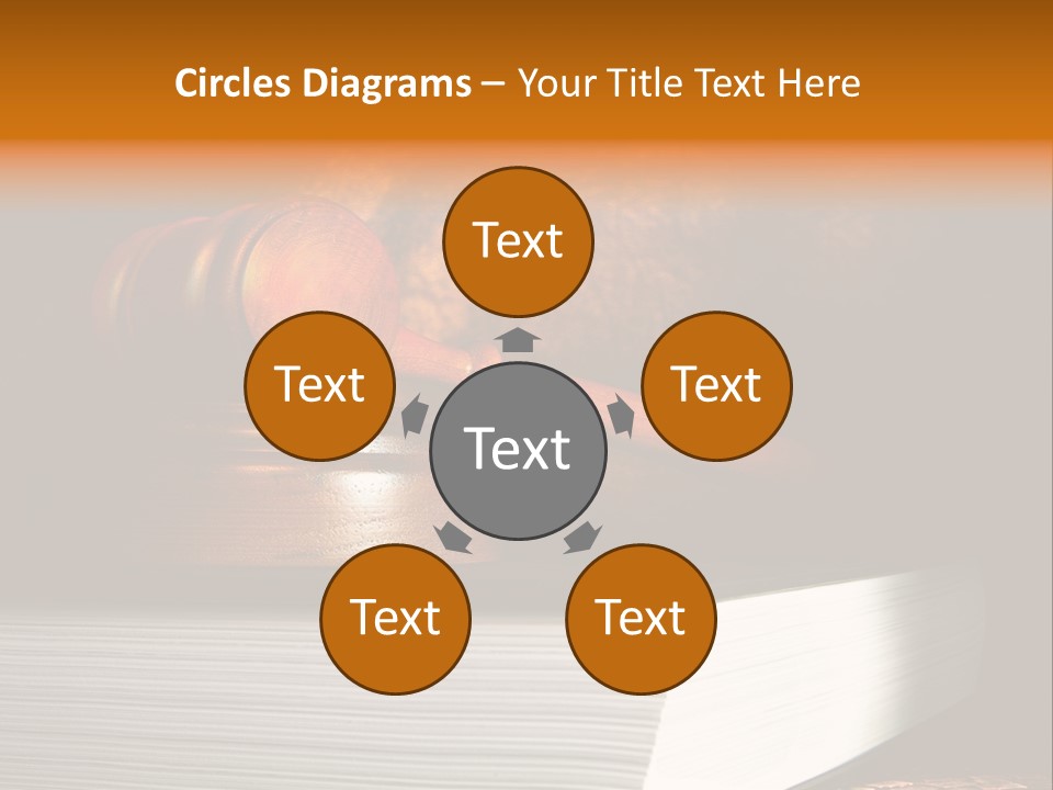 Book Crime Lawsuit PowerPoint Template