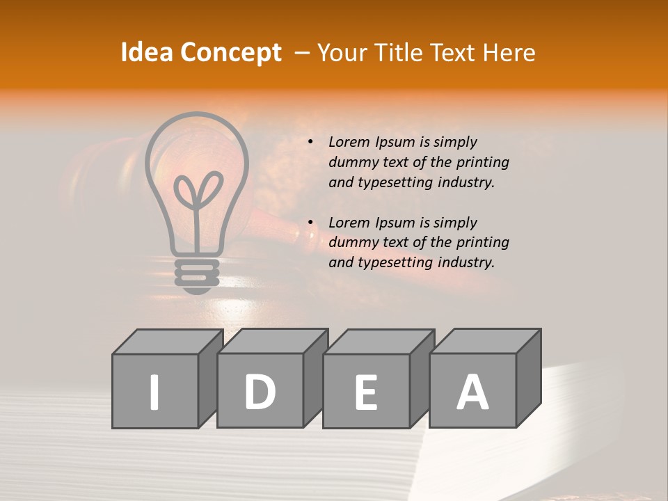 Book Crime Lawsuit PowerPoint Template