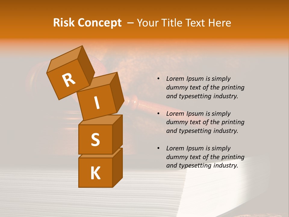 Book Crime Lawsuit PowerPoint Template