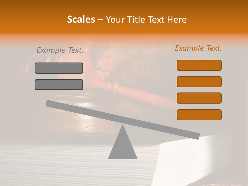 Book Crime Lawsuit PowerPoint Template
