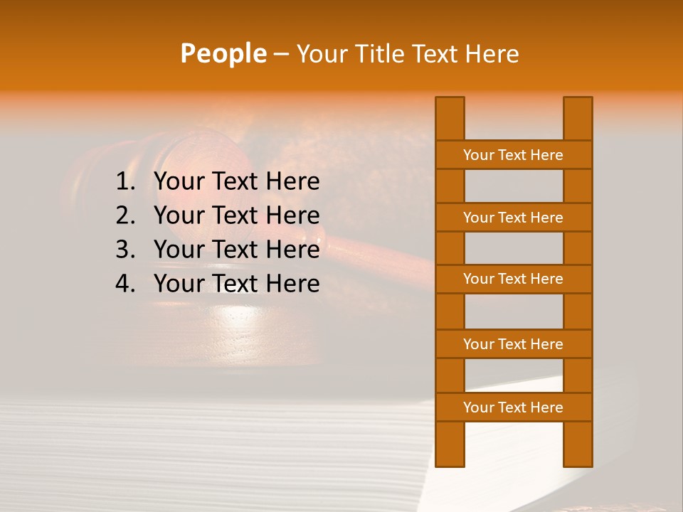 Book Crime Lawsuit PowerPoint Template