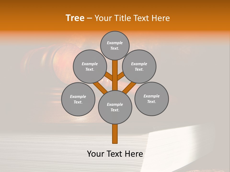Book Crime Lawsuit PowerPoint Template