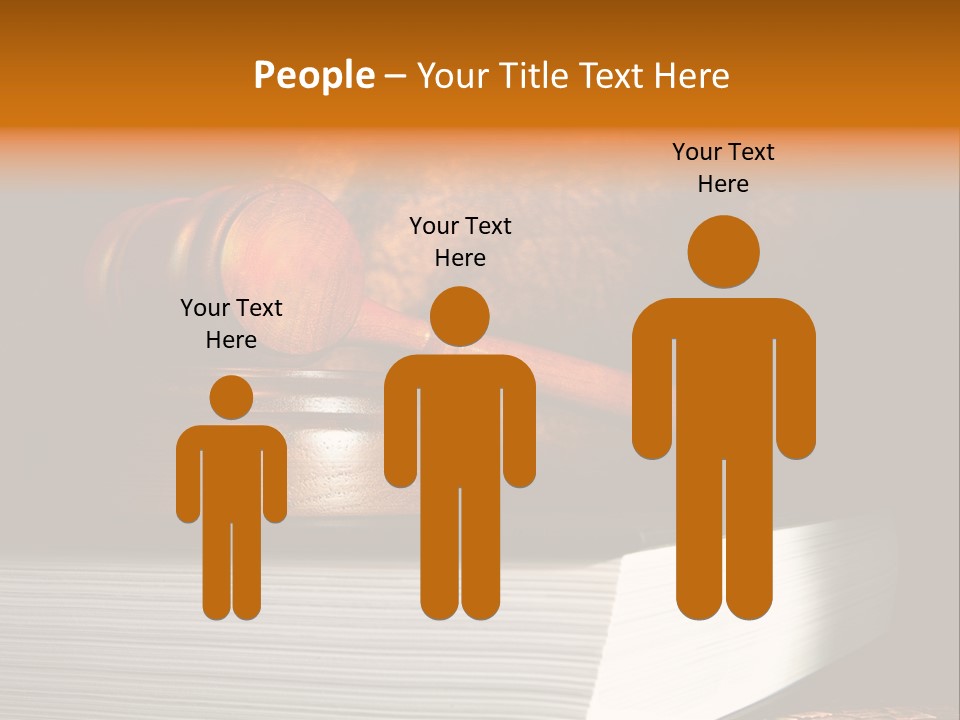 Book Crime Lawsuit PowerPoint Template