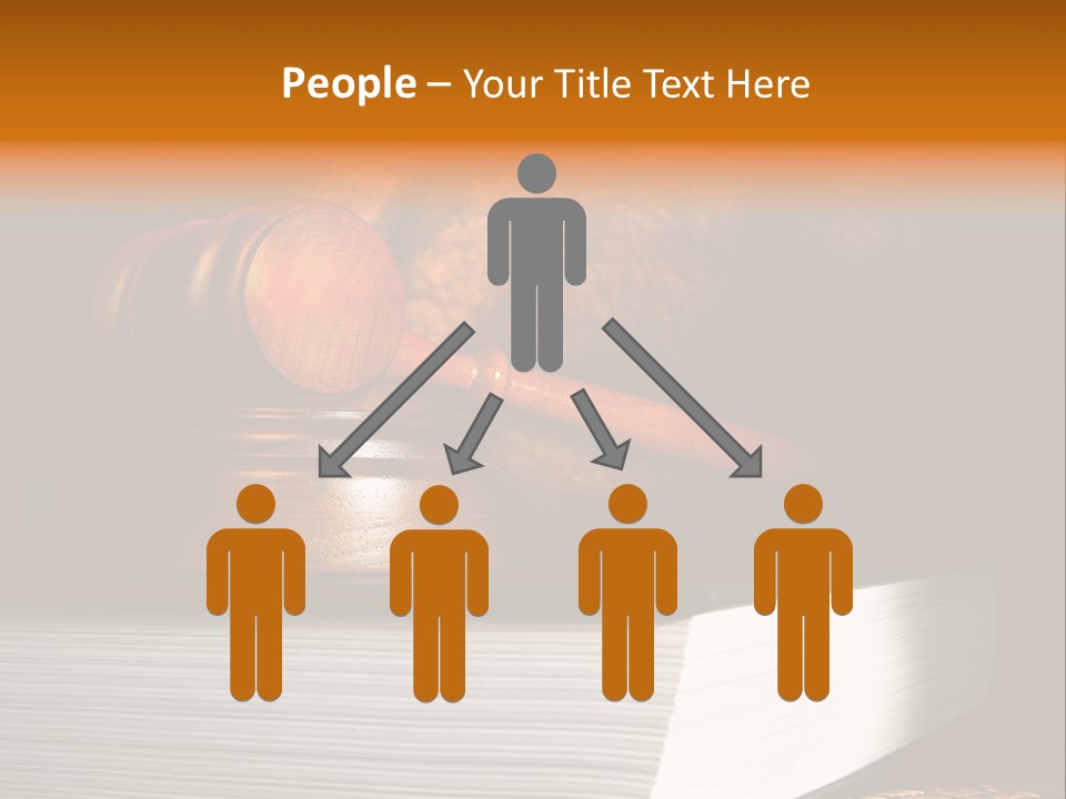 Book Crime Lawsuit PowerPoint Template