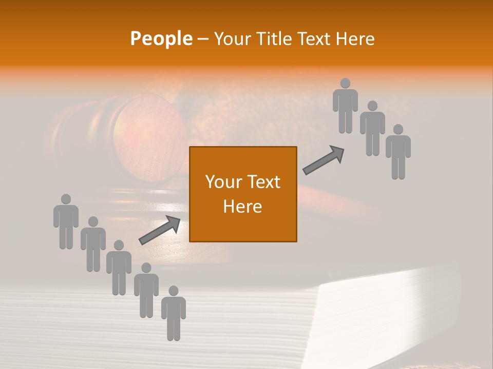 Book Crime Lawsuit PowerPoint Template