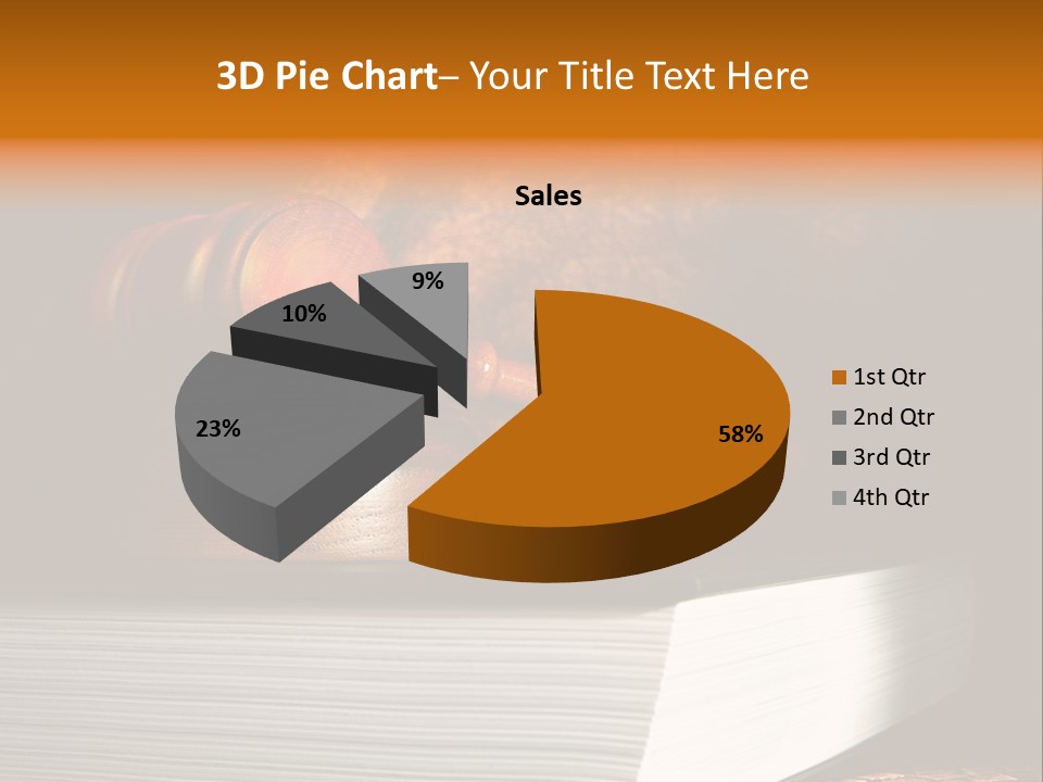 Book Crime Lawsuit PowerPoint Template