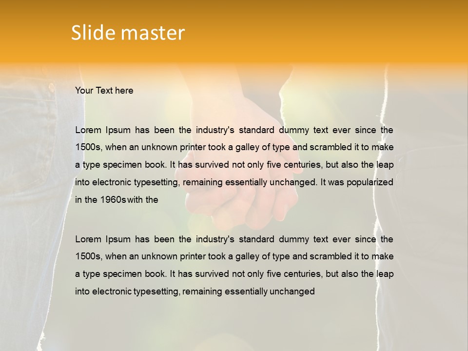 Action Lifestyle Street PowerPoint Template