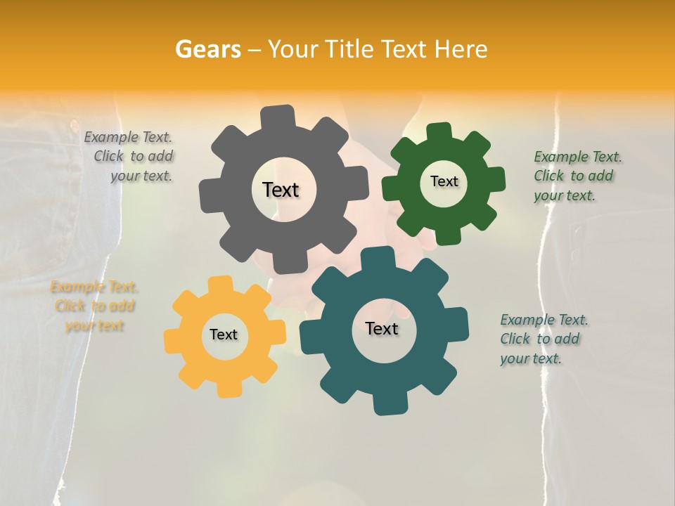 Action Lifestyle Street PowerPoint Template