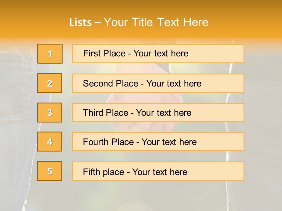 Action Lifestyle Street PowerPoint Template