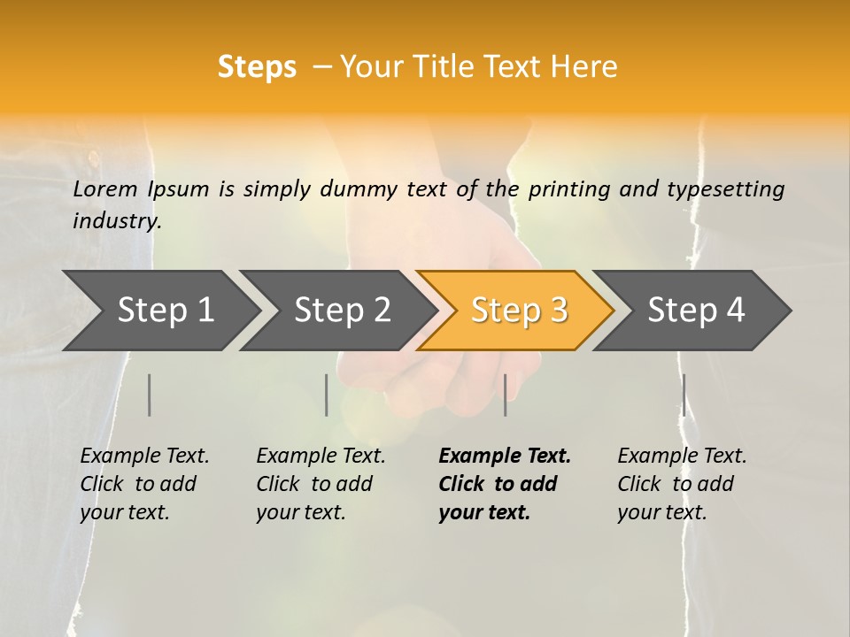 Action Lifestyle Street PowerPoint Template