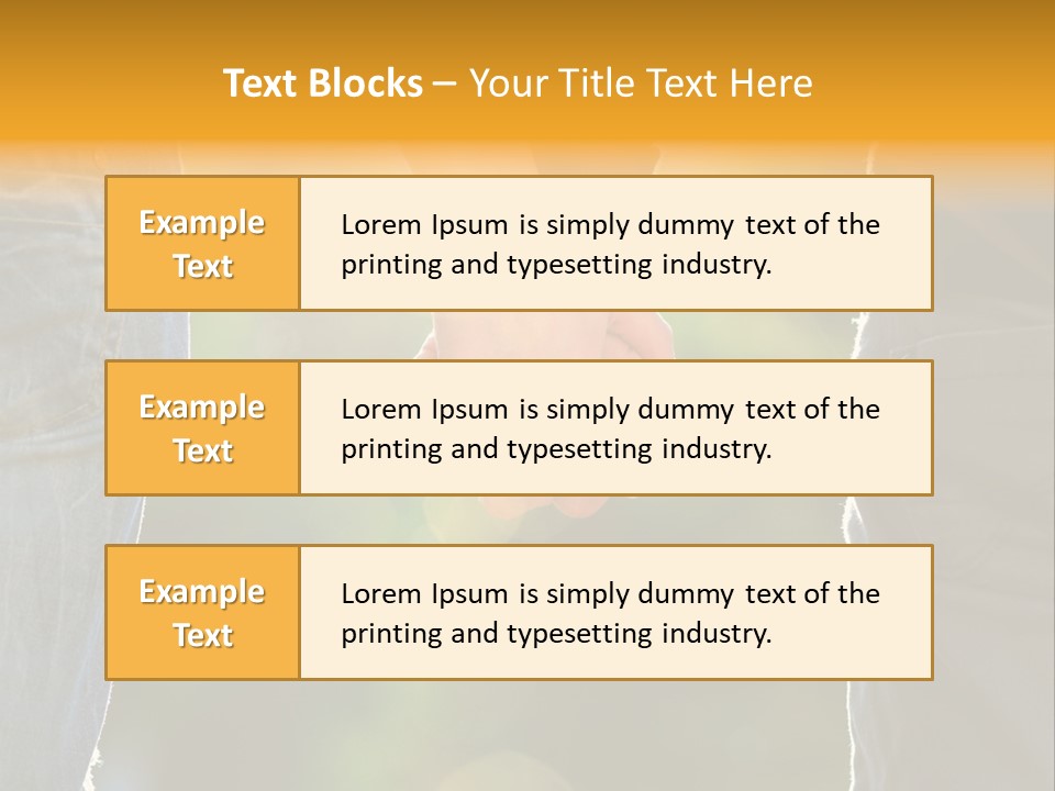 Action Lifestyle Street PowerPoint Template