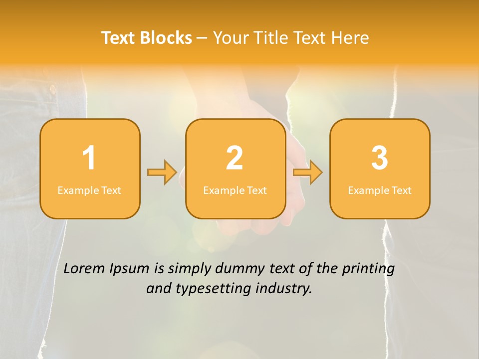 Action Lifestyle Street PowerPoint Template