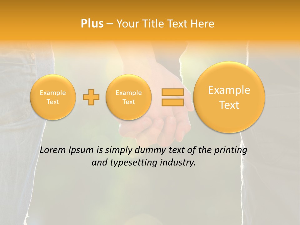 Action Lifestyle Street PowerPoint Template