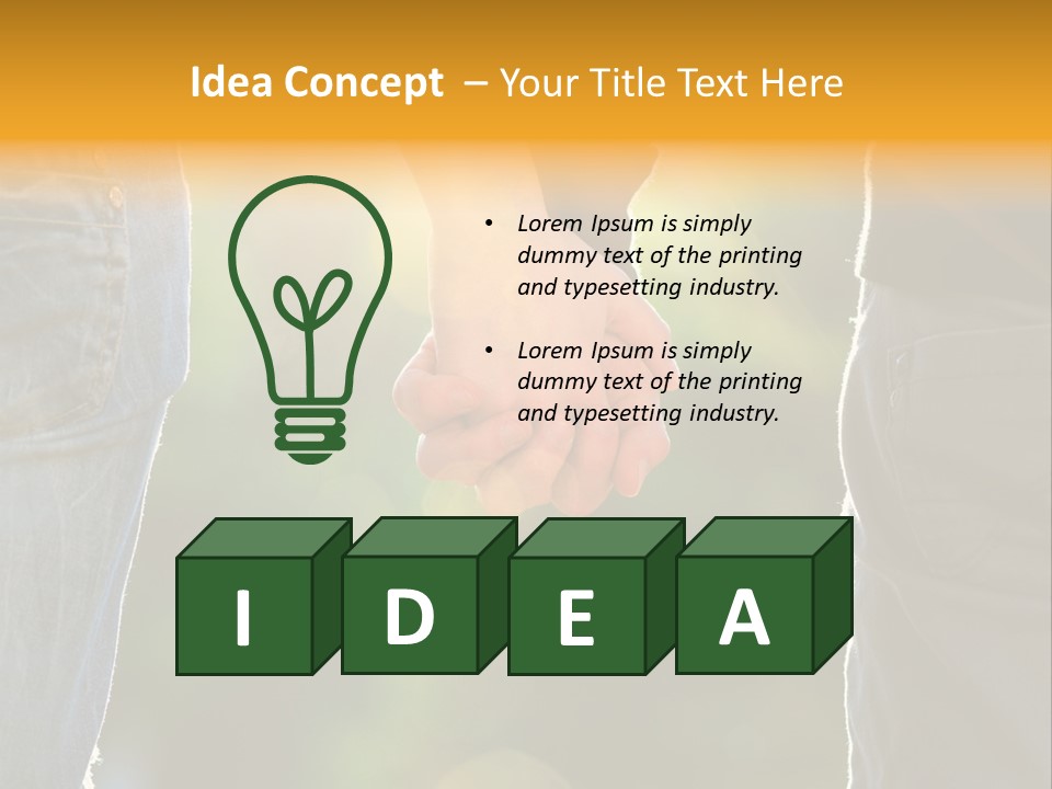 Action Lifestyle Street PowerPoint Template