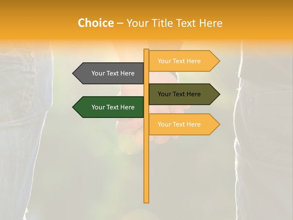 Action Lifestyle Street PowerPoint Template