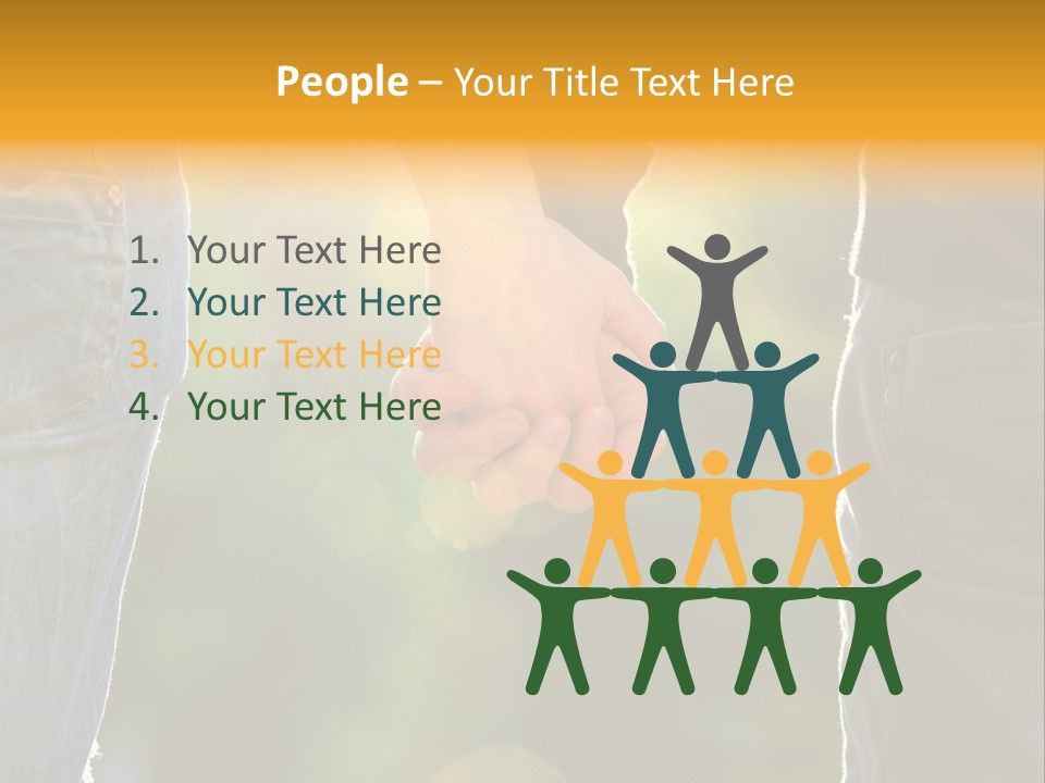 Action Lifestyle Street PowerPoint Template