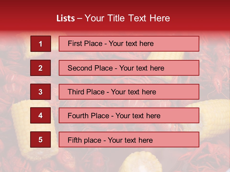 Seafood Cook Louisiana PowerPoint Template