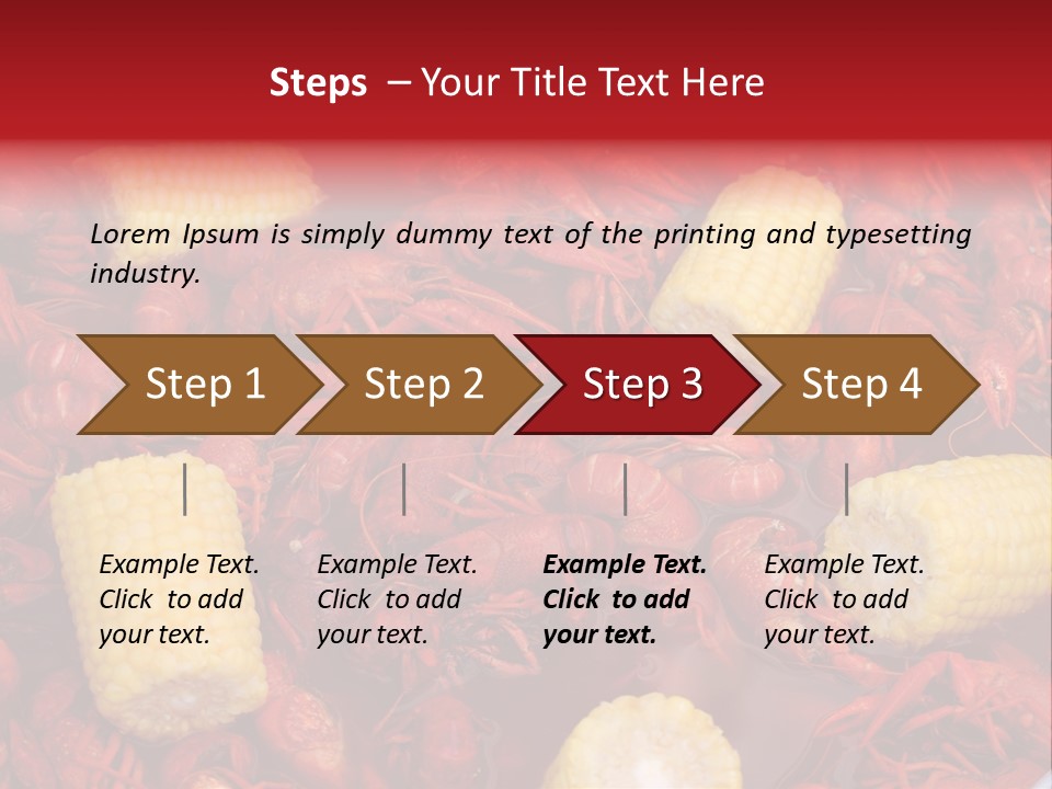 Seafood Cook Louisiana PowerPoint Template