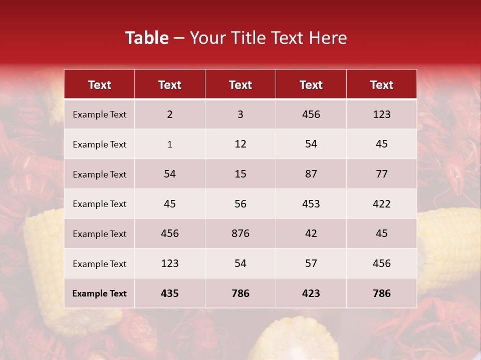 Seafood Cook Louisiana PowerPoint Template