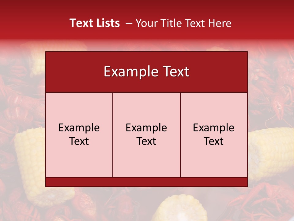 Seafood Cook Louisiana PowerPoint Template