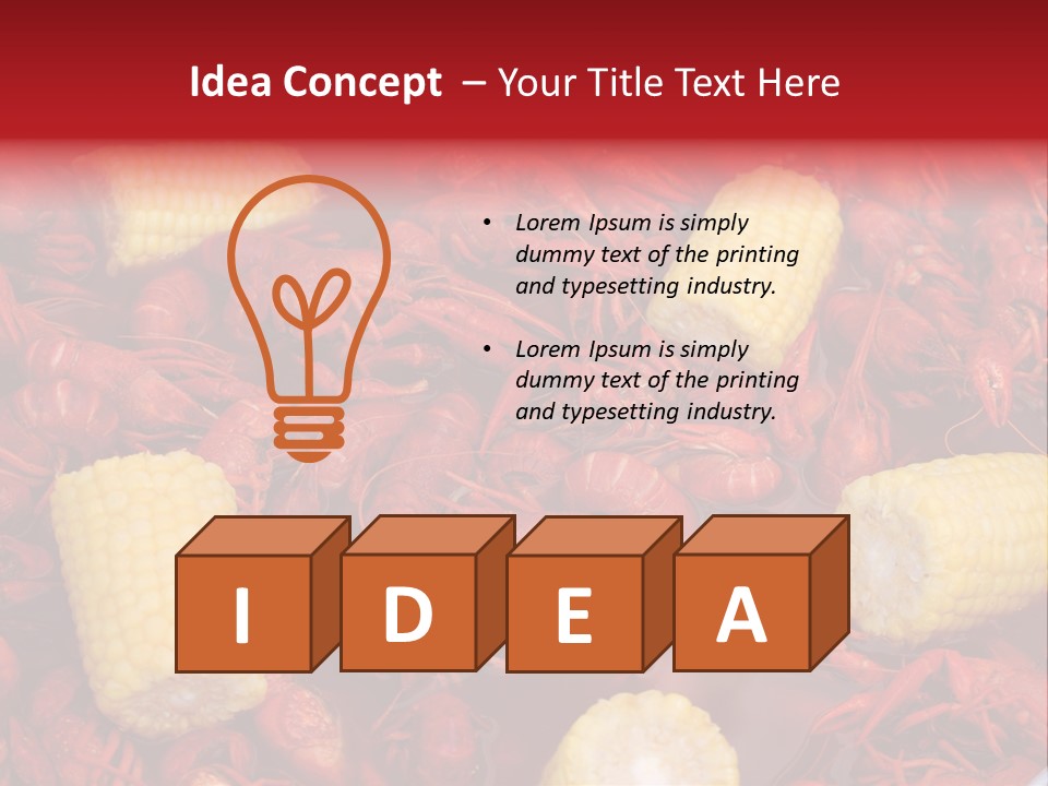 Seafood Cook Louisiana PowerPoint Template