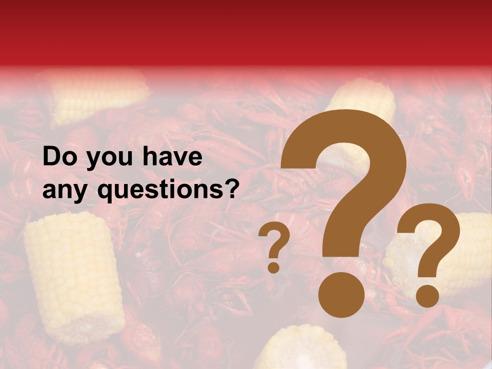 Seafood Cook Louisiana PowerPoint Template