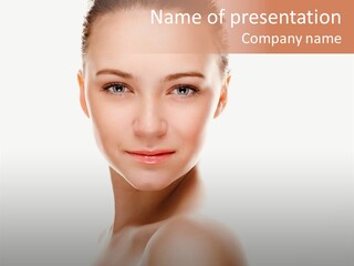 Healthy Look One PowerPoint Template