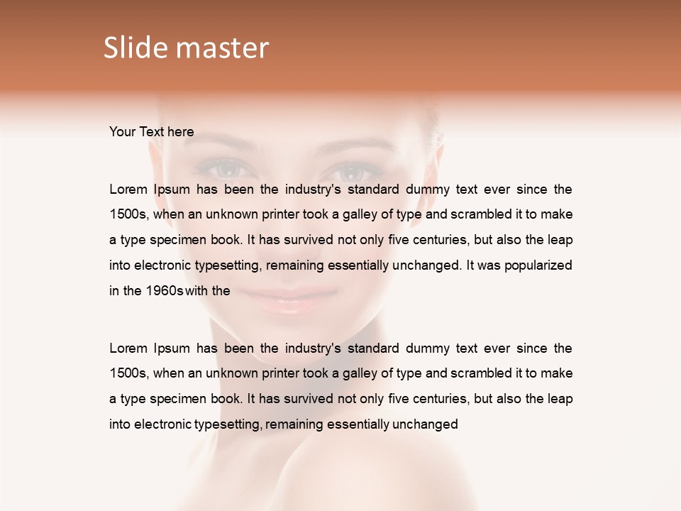 Healthy Look One PowerPoint Template