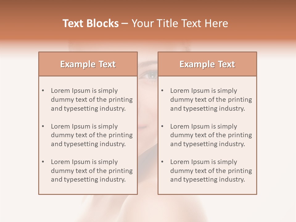 Healthy Look One PowerPoint Template