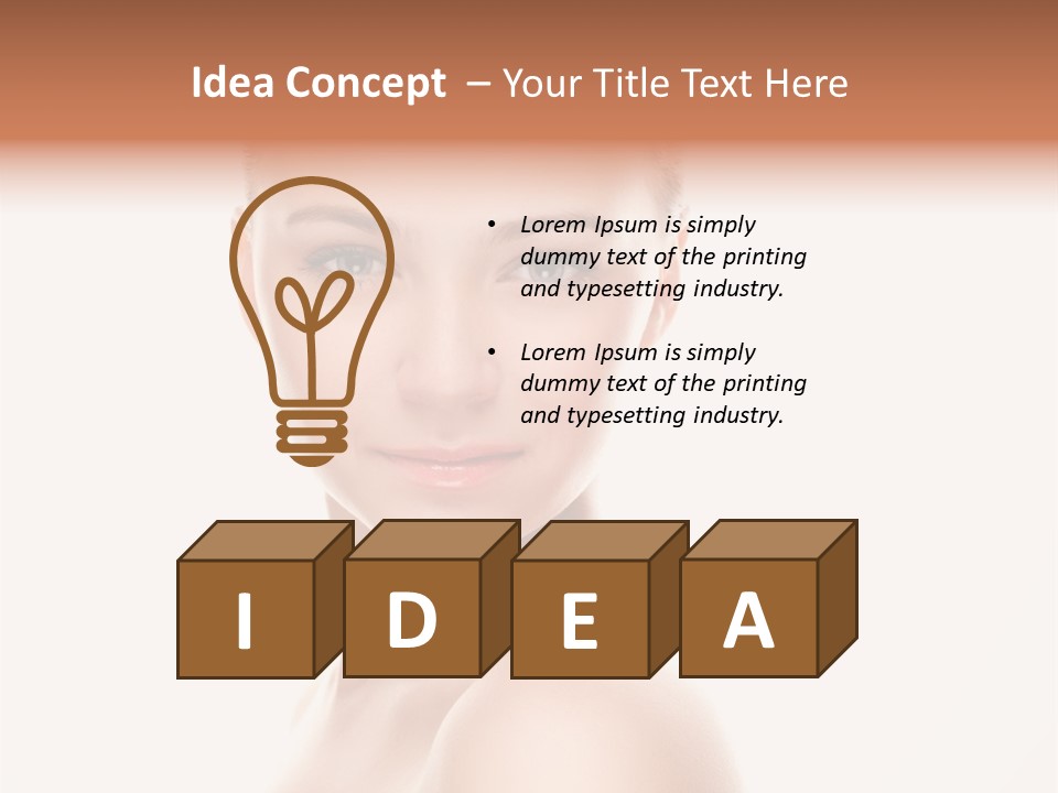 Healthy Look One PowerPoint Template