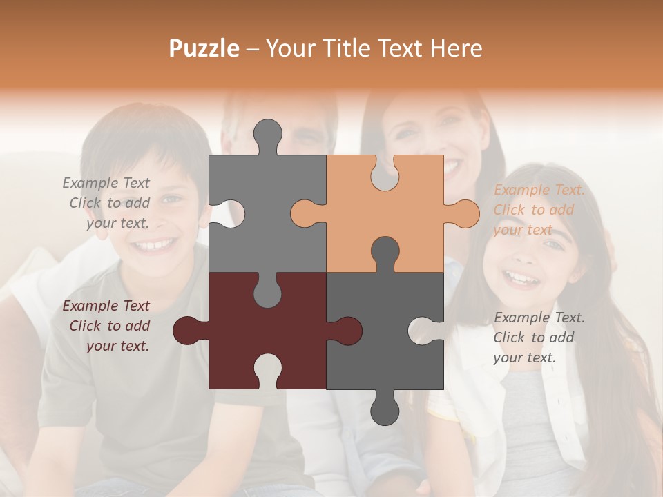 Portrait Home Man PowerPoint Template