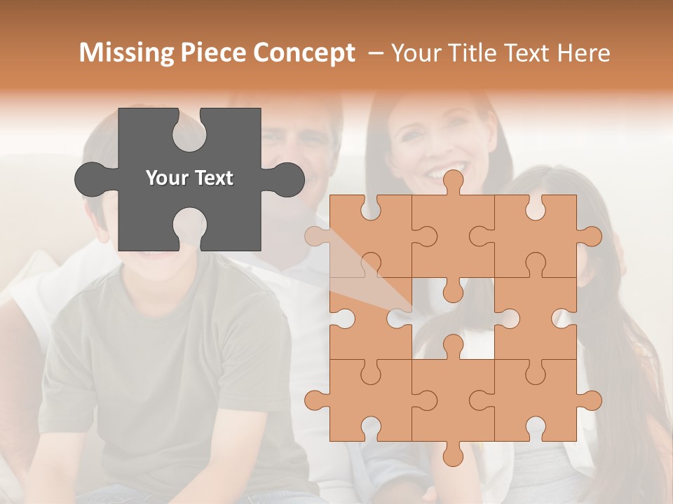 Portrait Home Man PowerPoint Template