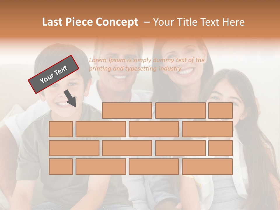 Portrait Home Man PowerPoint Template