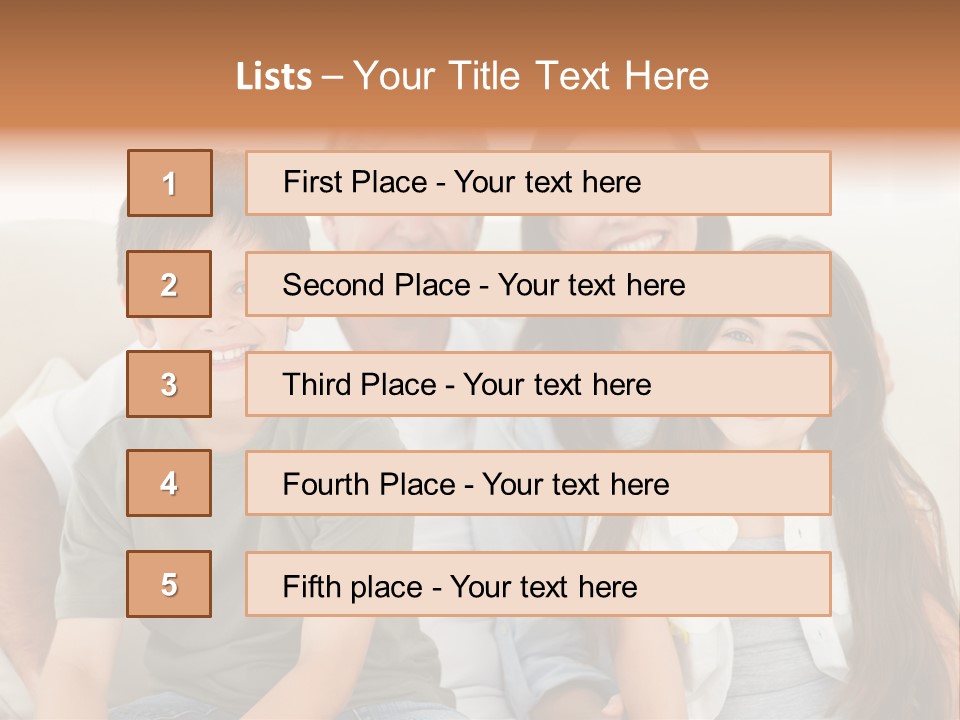 Portrait Home Man PowerPoint Template