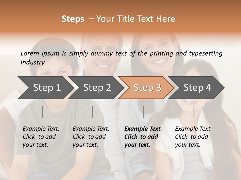Portrait Home Man PowerPoint Template