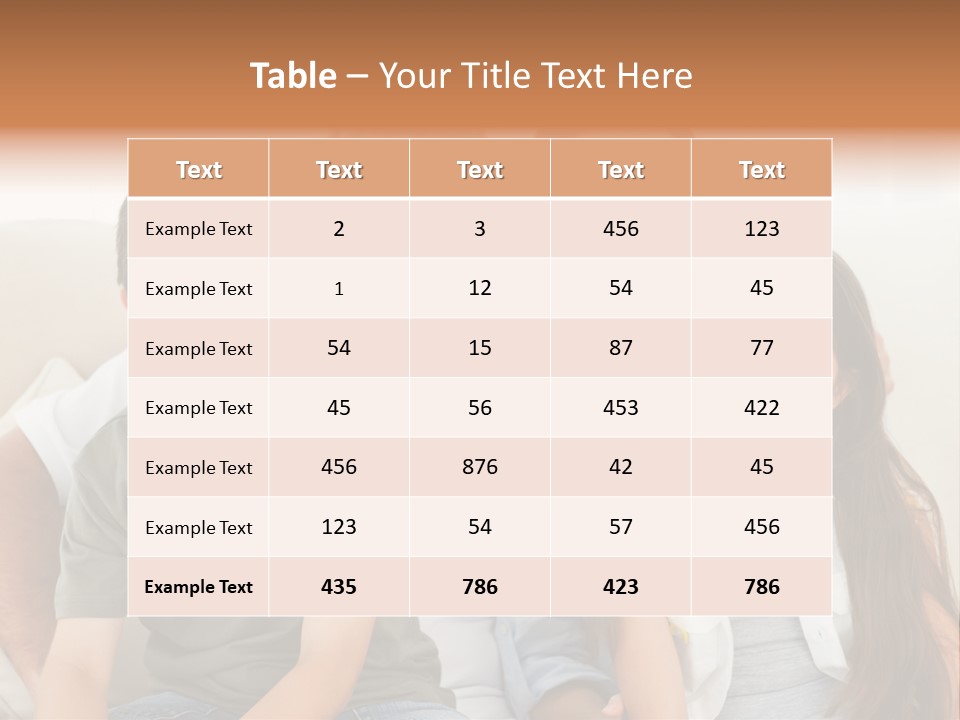 Portrait Home Man PowerPoint Template