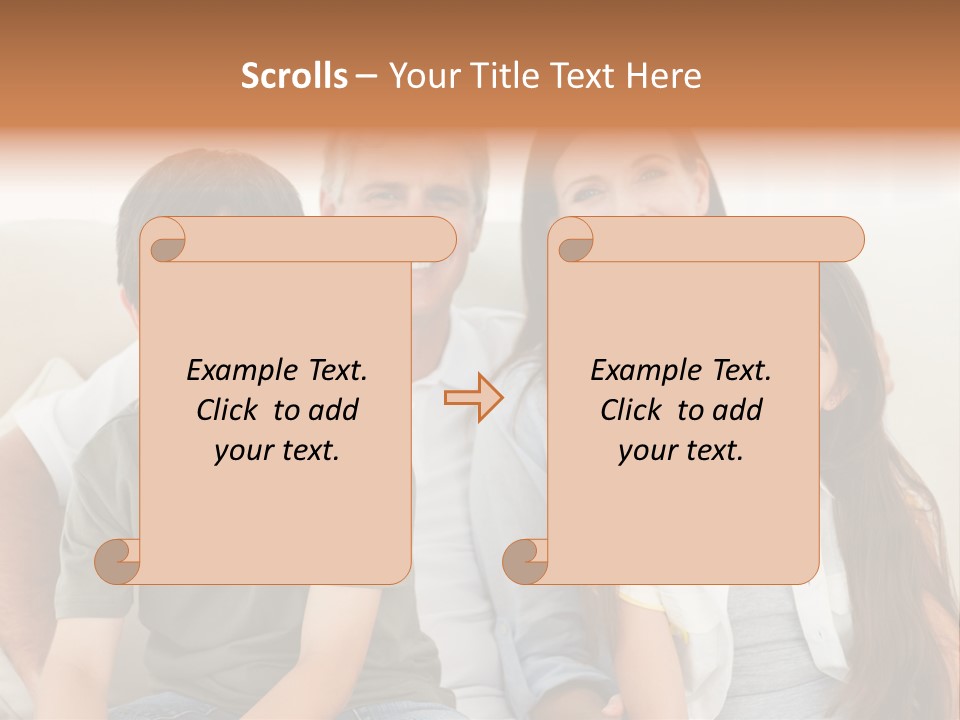 Portrait Home Man PowerPoint Template