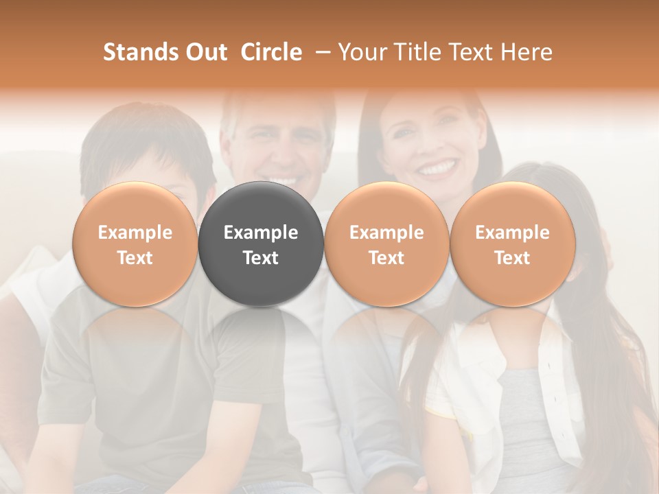 Portrait Home Man PowerPoint Template