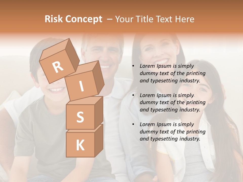 Portrait Home Man PowerPoint Template