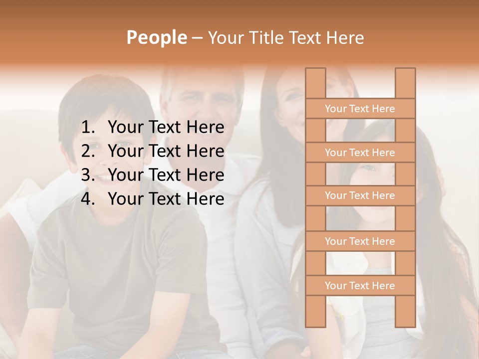 Portrait Home Man PowerPoint Template