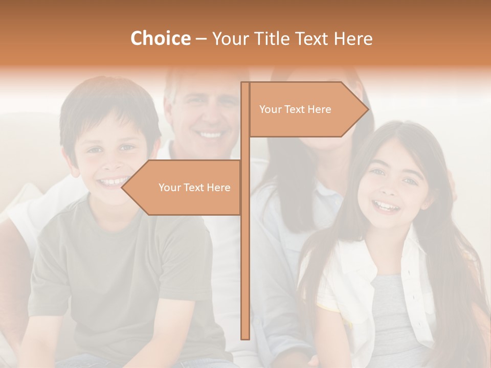 Portrait Home Man PowerPoint Template