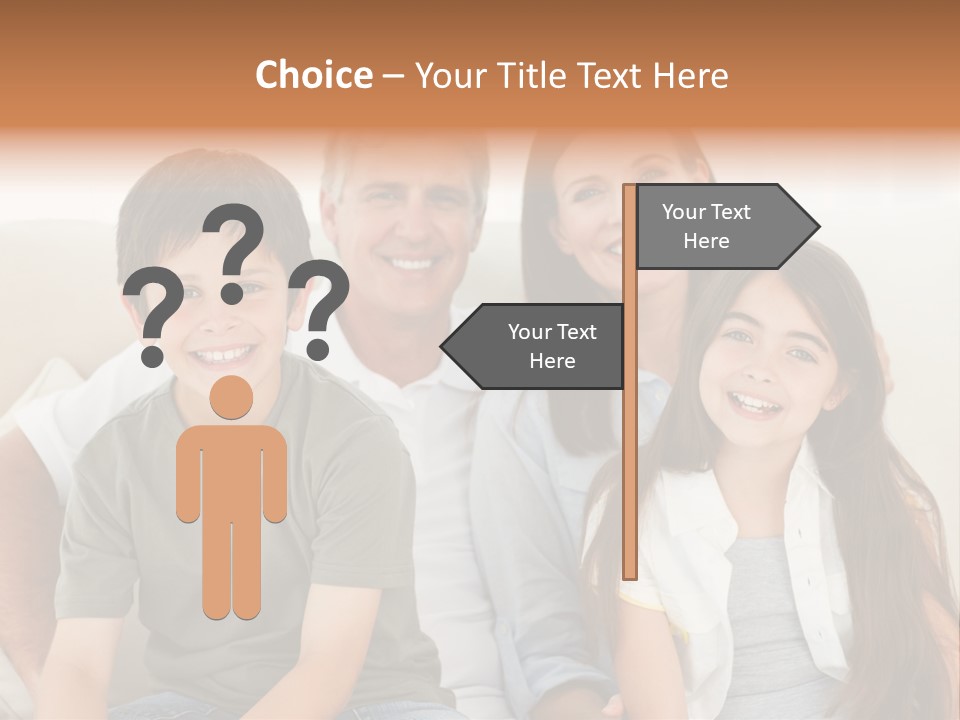 Portrait Home Man PowerPoint Template