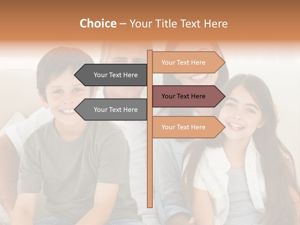 Portrait Home Man PowerPoint Template